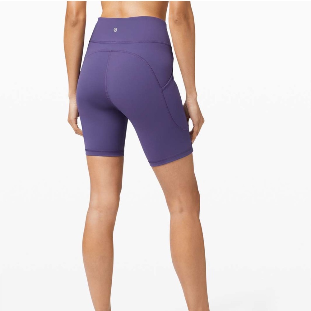 Lululemon Invigorate Bike Shorts 8” Purple
